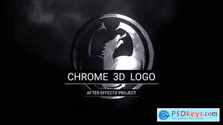 Chrome 3D Logo 38353453