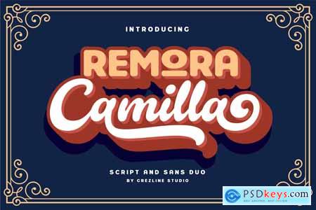 Remora Camilla - Display Font Duo
