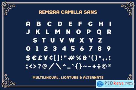 Remora Camilla - Display Font Duo