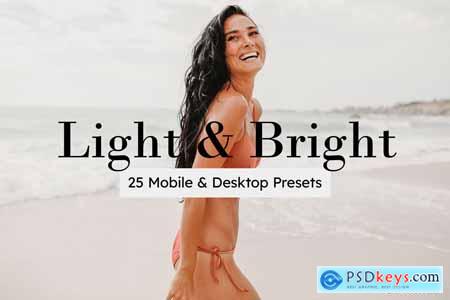 25 Light and Bright Lightroom Presets and LUTs