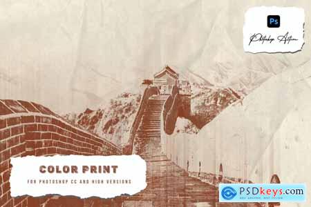 Color Print Photoshop Action