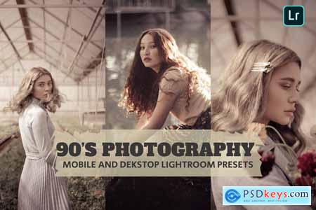 90'S Photography Lightroom Presets Dekstop Mobile