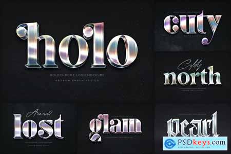 Holochrome Text Effects