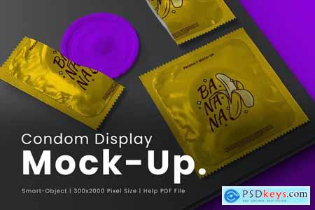 Condom Display Mockup