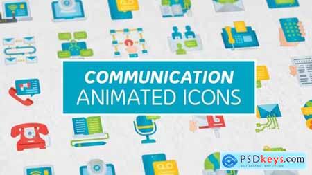 Communication Modern Flat Animated Icons 38345242
