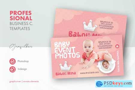 Baby Photo Business Card Templates