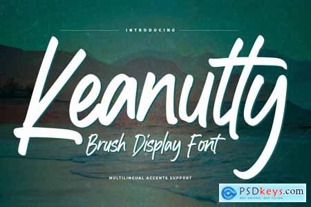 Keanutty - Brush Display Font