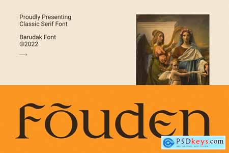 Fouden - Display Serif Font