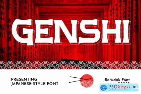 Genshi - Serif Japanese Display Font