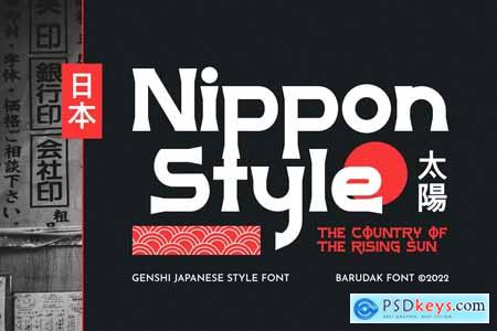 Genshi - Serif Japanese Display Font