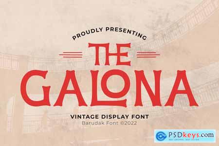 Galona - Serif Display Font