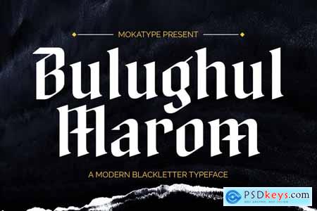 Bulughul Marom - Modern Blackletter Typeface