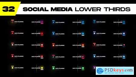 Social Media Lower Thirds 38338323
