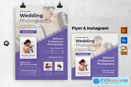 Modern Wedding Photography Flyer