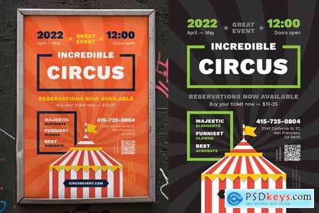 Circus Event Poster