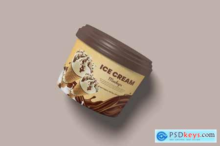 Ice Cream Package Mockup