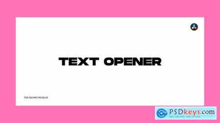 Text Opener for Davinci Resolve