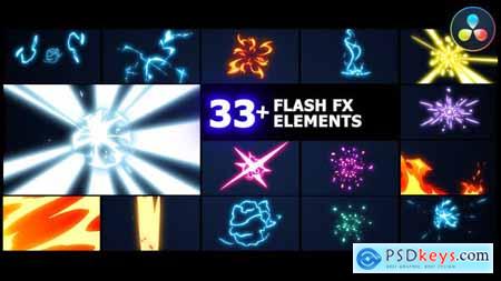 Flash FX Elements Pack DaVinci Resolve