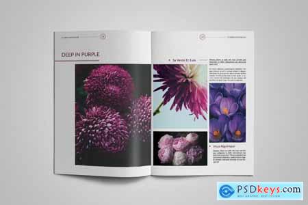 Flower Photobook Template