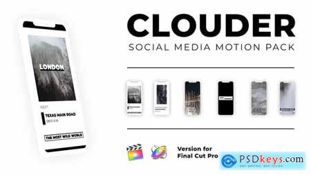 Clouder - Motion Pack for Social Media FCPX