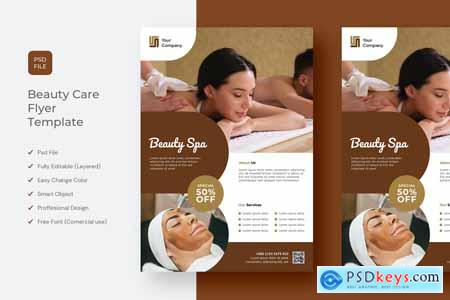 Beauty Care Spa Flyer N8JHZZD