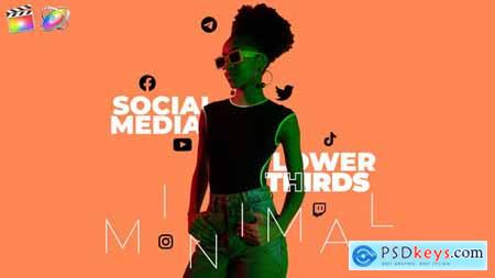 Minimal Social Media Lower Thirds