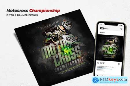 Motocross Championship Social Media Promotion 2Y2C8MK