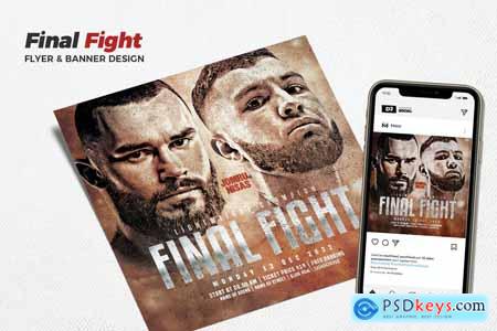 Final Fight Flyer and Social Media Promotion