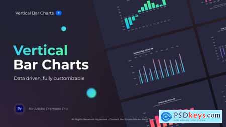 Gradient Vertical Bar Charts MOGRT for Premiere Pro