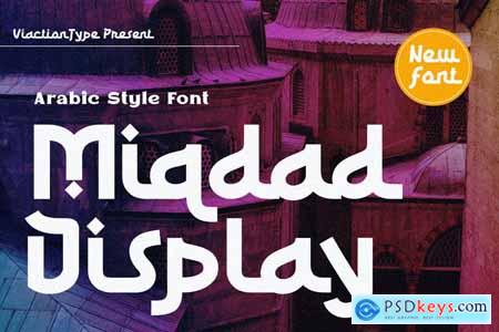 Miqdad  Display Font