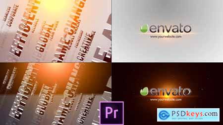 3D Titles Corporate Logo - Premiere Pro