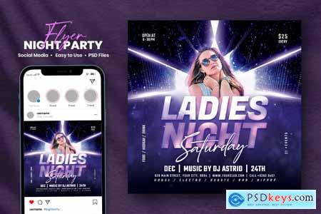 Night Party Flyer - Astrid