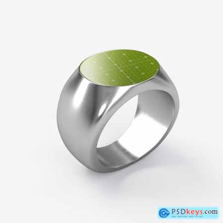 Custom Metallic Ring Mockup