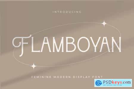 Flamboyan - Feminine Modern Display Font