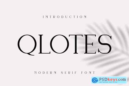 Qlotes Font