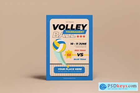 Volley Ball Tournament Flyer
