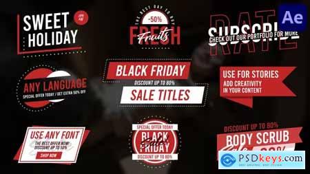 Black Friday Titles for After Effects 38543894