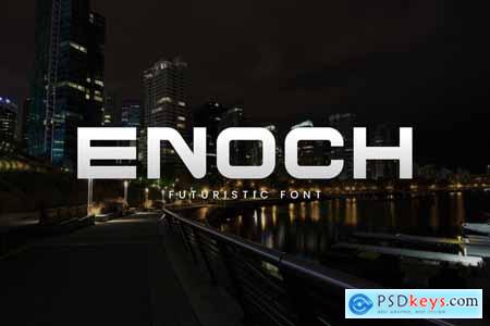 ENOCH - Futuristic Font