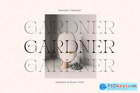 Gardner - Modern Display Font