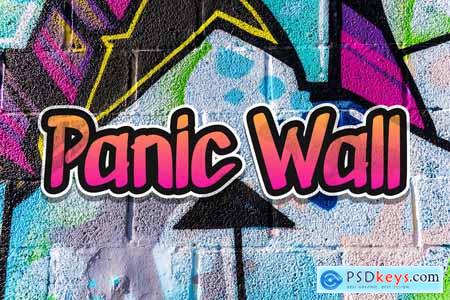Panic Wall - Graffiti Font