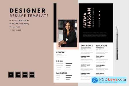 Designer Resume Template