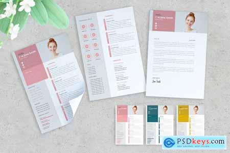 Colorful Resume and Cover Letter