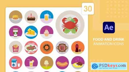 Food and Drink Animation Icons - After Effects 38614867