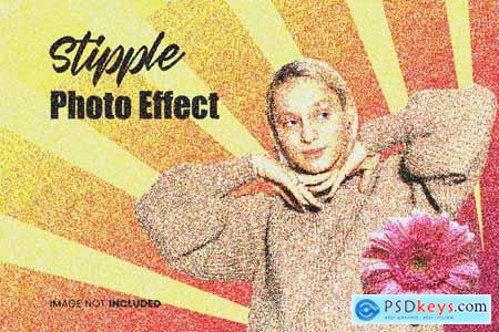 Stipple Photo Effect