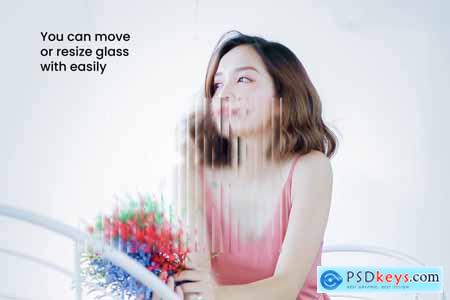 Glass Overlay Photo Effect