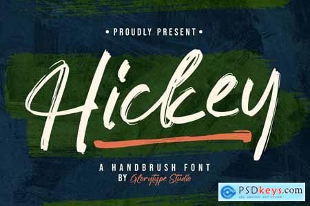 Hickey Handbrush Font