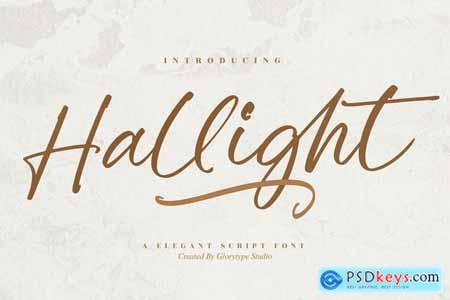Hallight Elegant Script Font