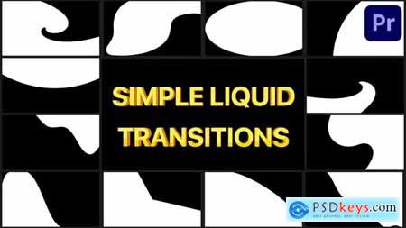Simple Liquid Transitions Premiere Pro MOGRT 38663397