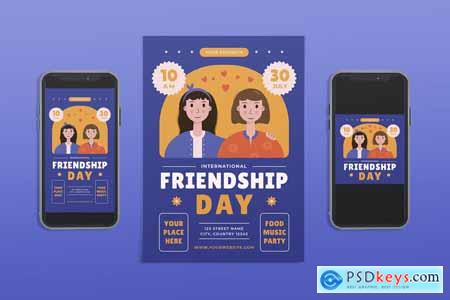 International Friendship Day Flyer 5FELDWG