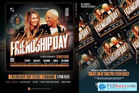International Friendship Day Flyer FTV8DZP